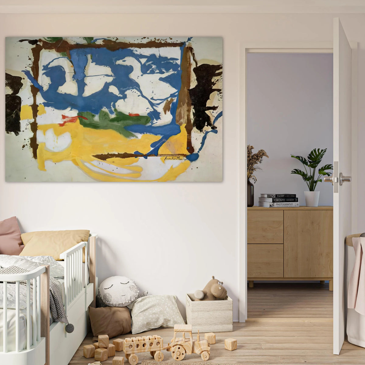 Swan Lake #2 - 1961 Poster | Helen Frankenthaler Poster | Frankenthaler Helen