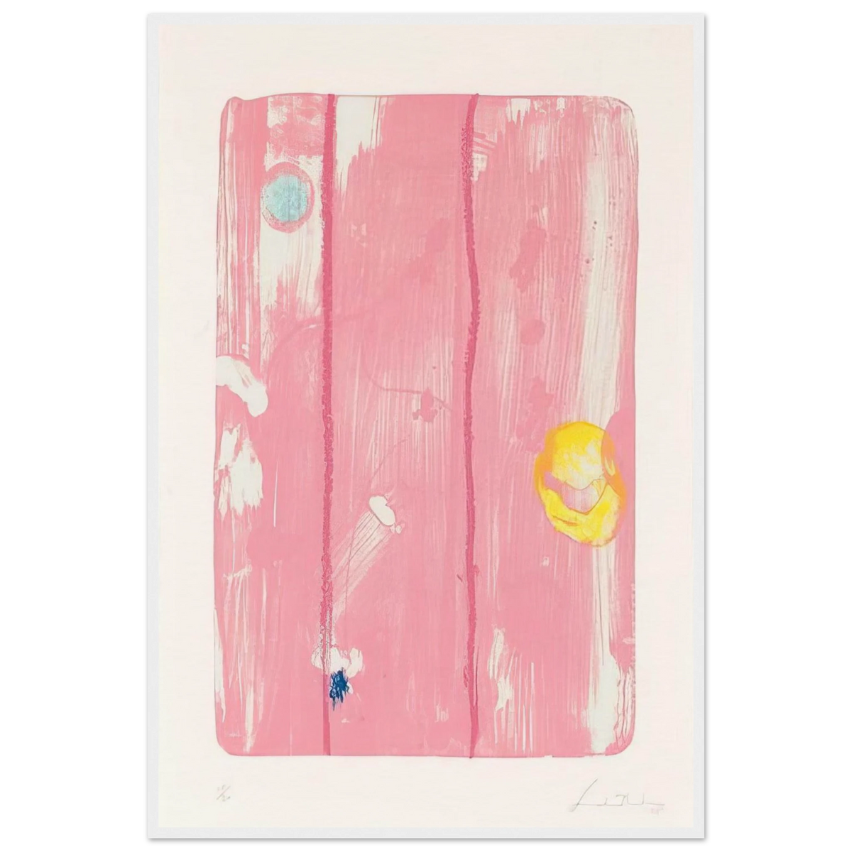 Reflections VIII - 1995 Framed Poster | Helen Frankenthaler Framed Prints Wall Art | Frankenthaler Helen
