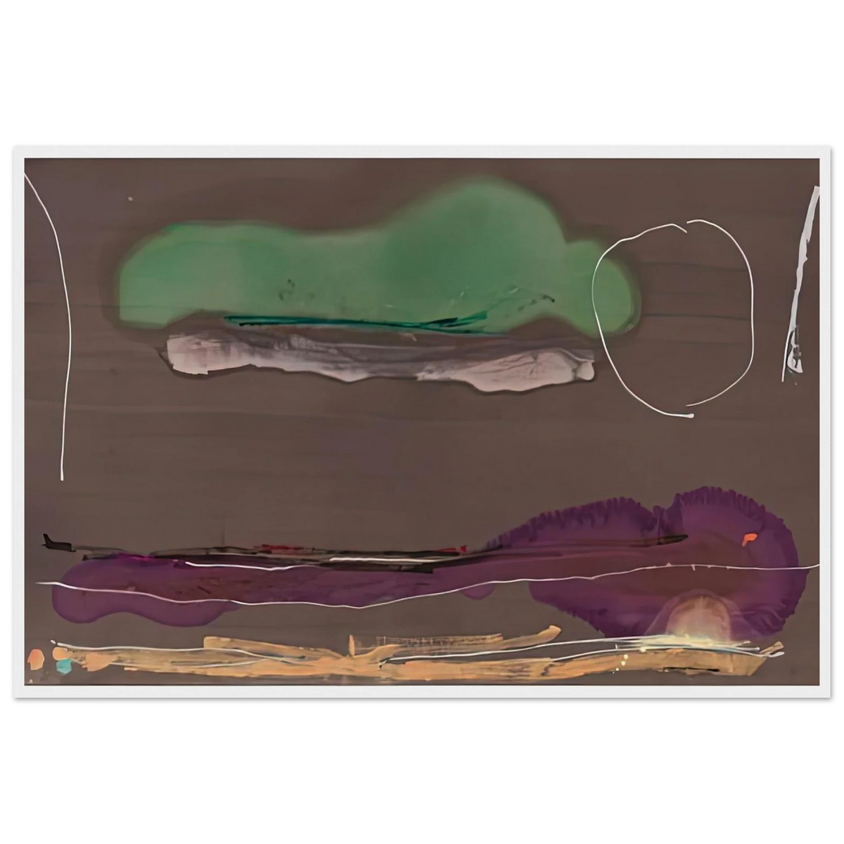 Madrid, 1984- Framed Poster | Helen Frankenthaler Framed Prints Wall Art | Frankenthaler Helen