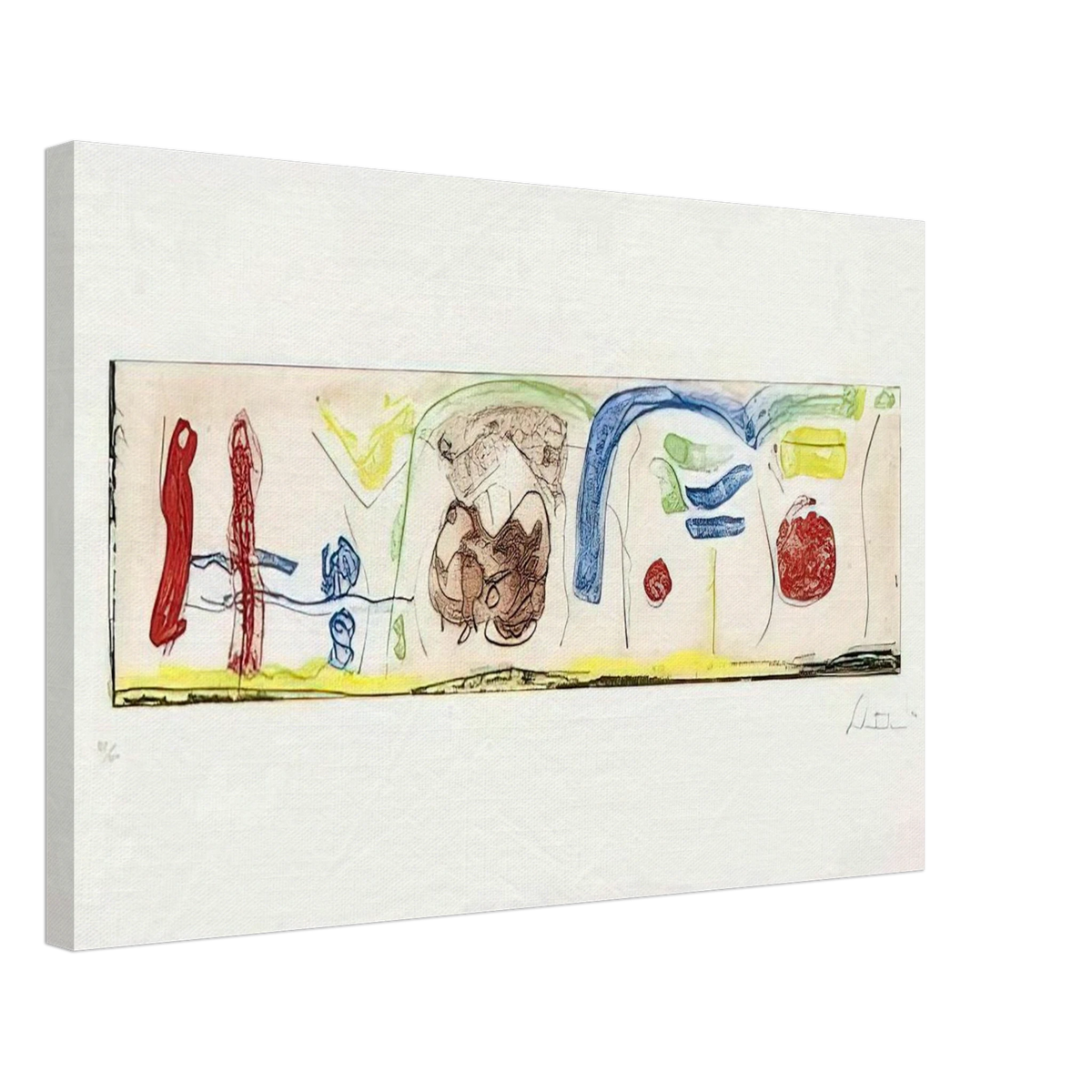 Bridges - 1996 Canvas | Helen Frankenthaler Canvas | Frankenthaler Helen