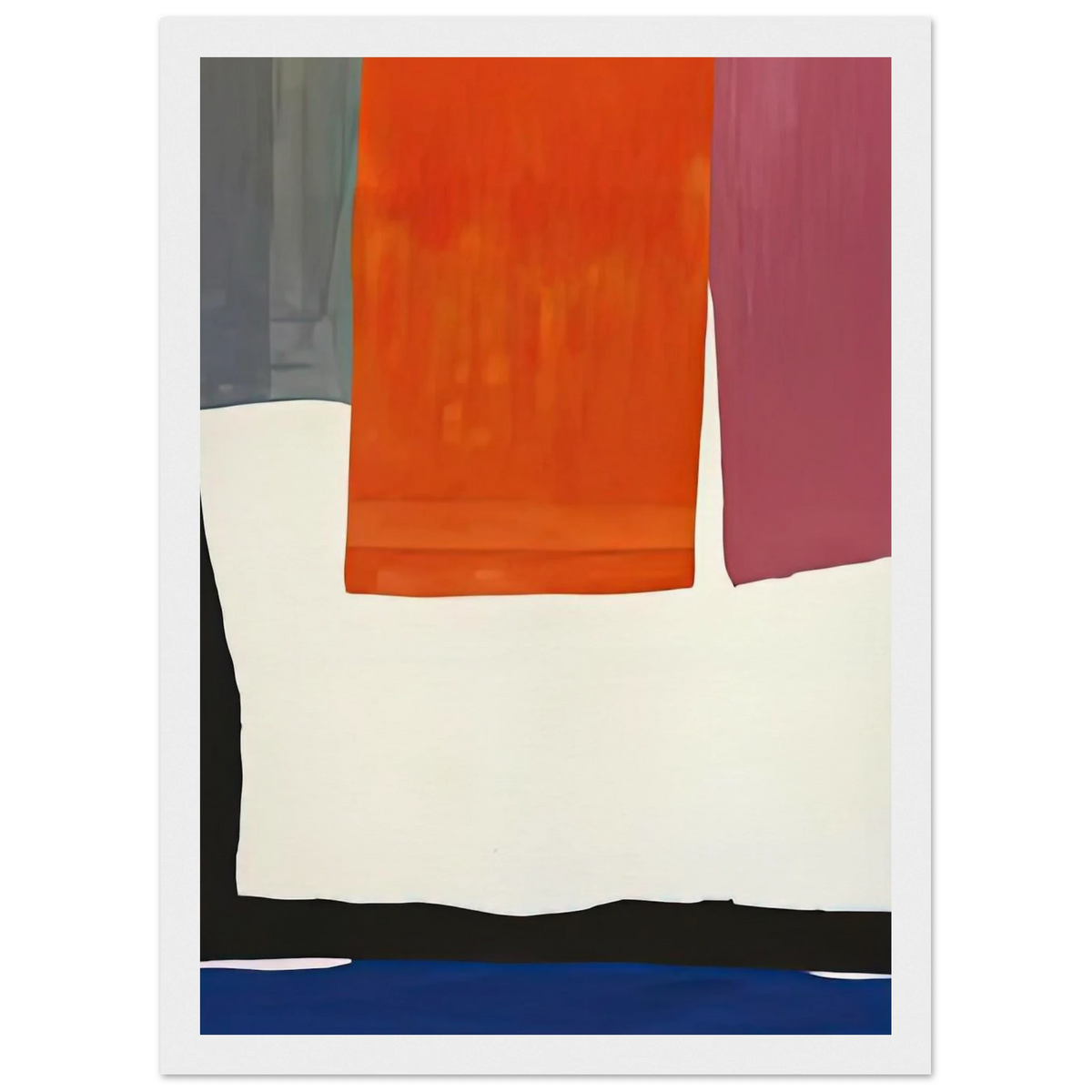The Human Edge, 1967- Framed Poster | Helen Frankenthaler Framed Prints Wall Art | Frankenthaler Helen