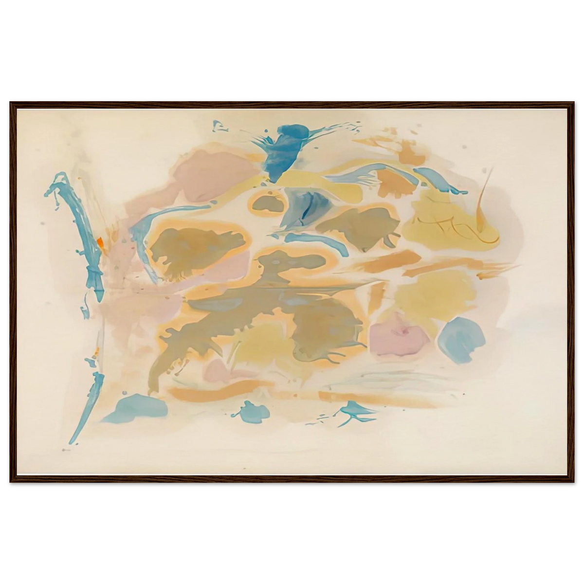 Shatter, 1953- Framed Poster | Helen Frankenthaler Framed Prints Wall Art | Frankenthaler Helen