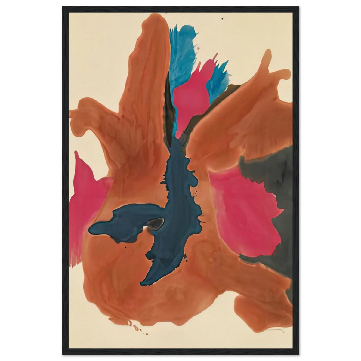 Pink Lady, 1963- Framed Poster | Helen Frankenthaler Framed Prints Wall Art | Frankenthaler Helen
