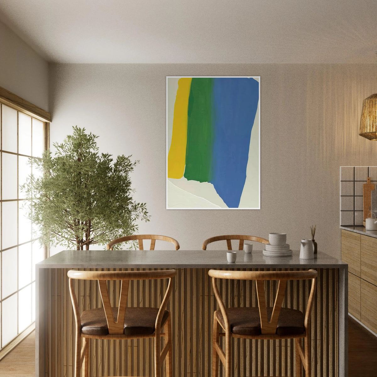 Summer Insignia - 1969 Framed Poster | Helen Frankenthaler Framed Prints Wall Art | Frankenthaler Helen