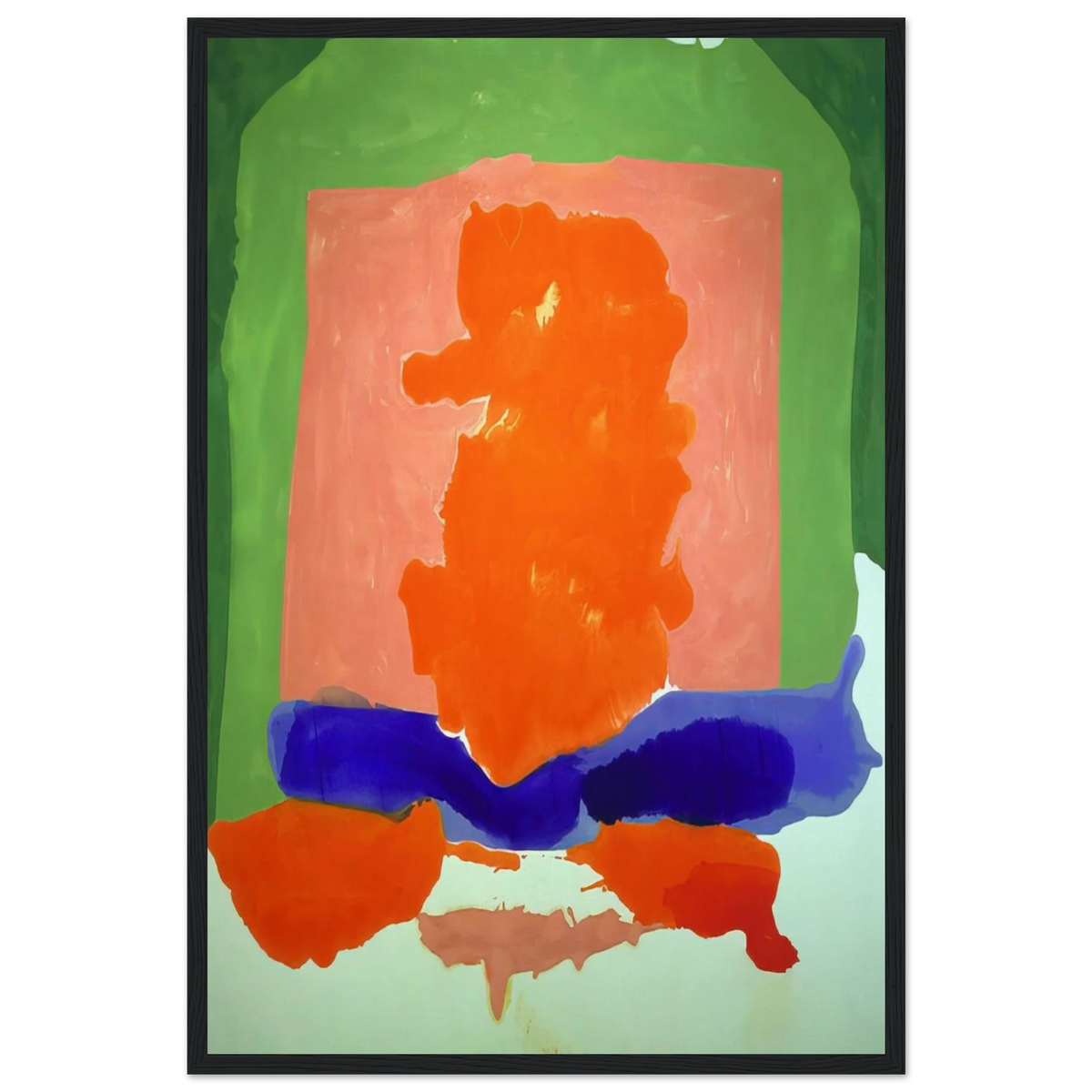 Small s Paradise - 1964 Framed Poster | Helen Frankenthaler Framed Prints Wall Art | Frankenthaler Helen