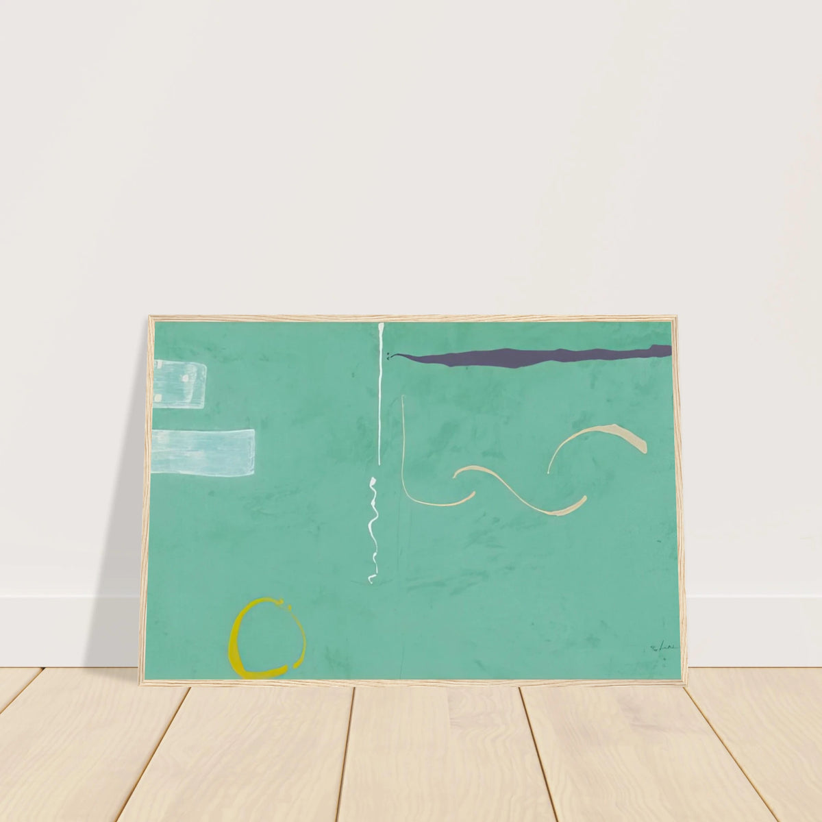 Tahiti - 1989 Framed Poster | Helen Frankenthaler Framed Prints Wall Art | Frankenthaler Helen