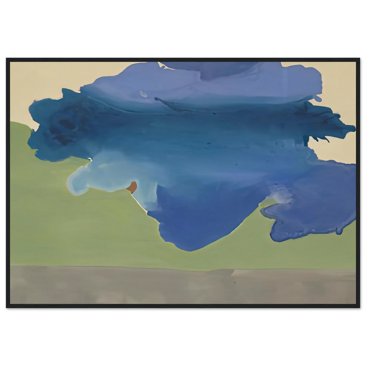 The Bay, 1963- Framed Poster | Helen Frankenthaler Framed Prints Wall Art | Frankenthaler Helen