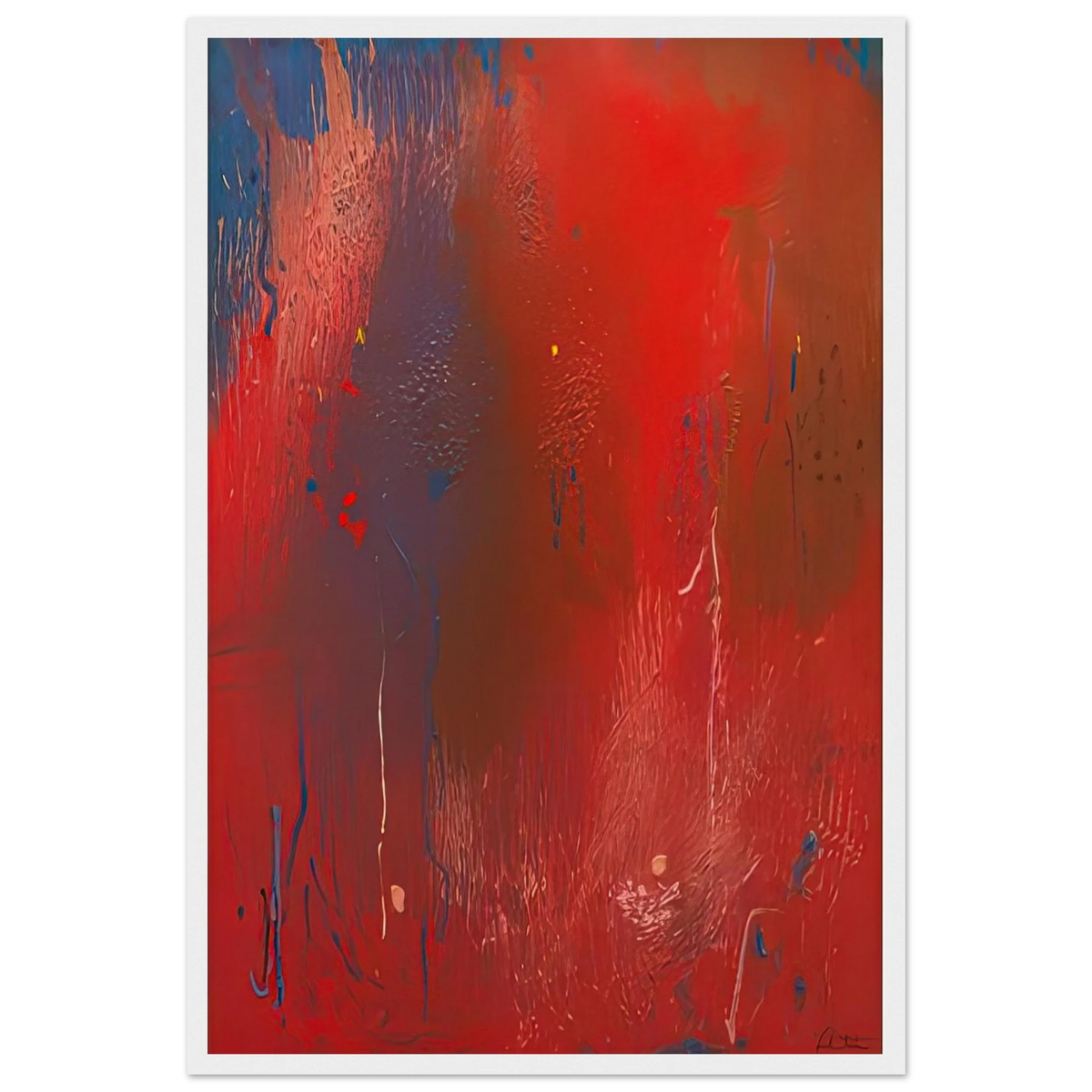 Warrior, 1991- Framed Poster | Helen Frankenthaler Framed Prints Wall Art | Frankenthaler Helen