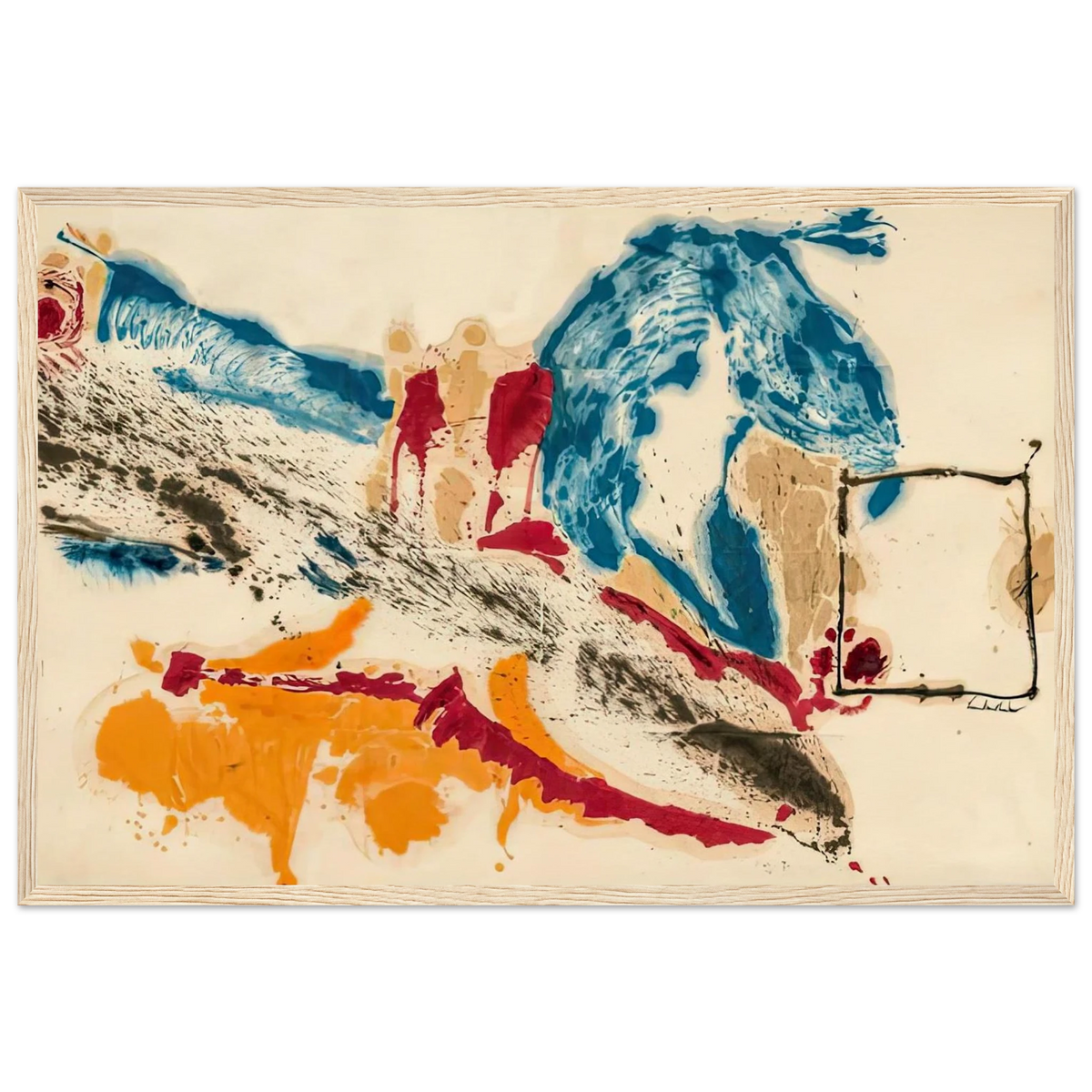 Alassio, 1960- Framed Poster | Helen Frankenthaler Framed Prints Wall Art | Frankenthaler Helen