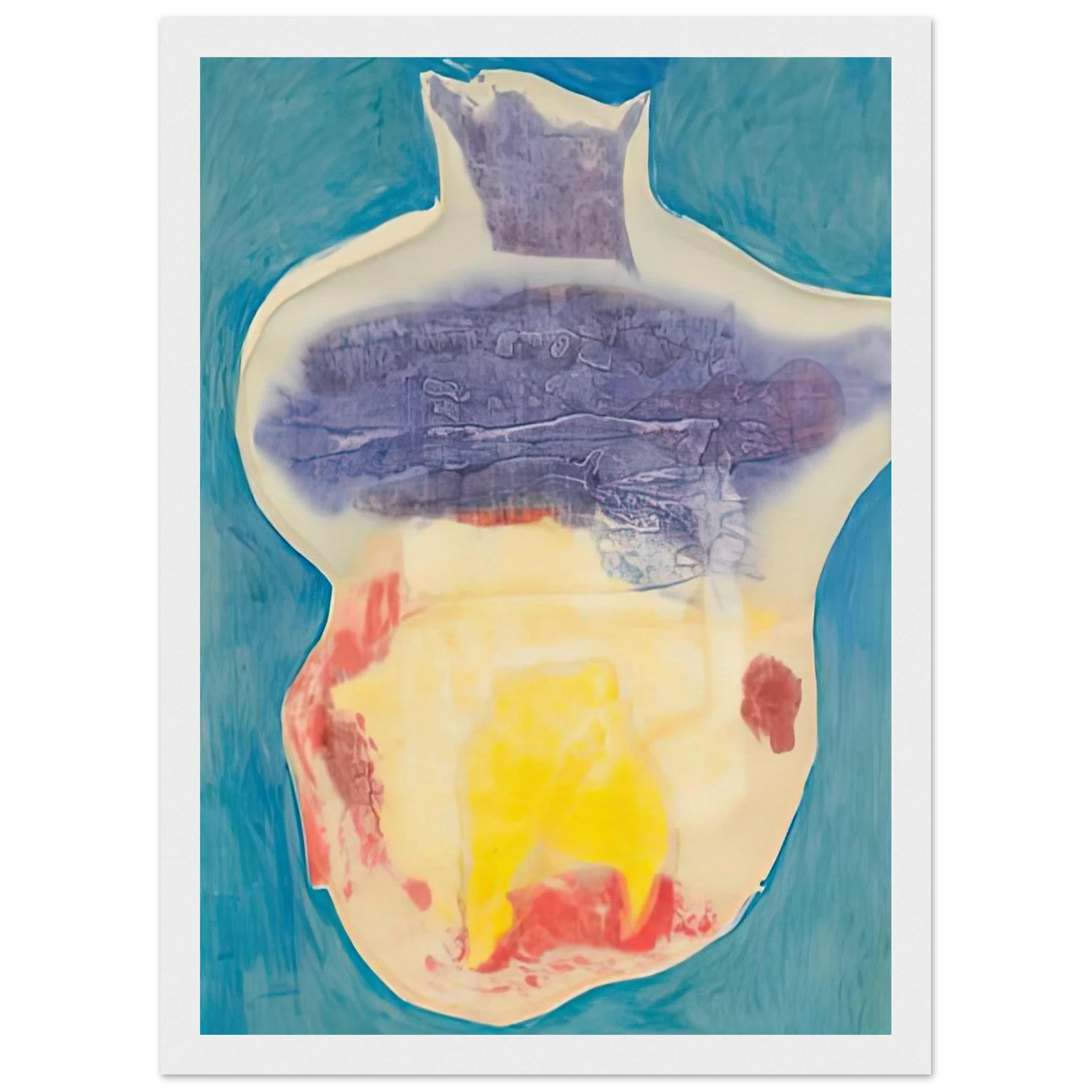 Narcissus, 1963- Framed Poster | Helen Frankenthaler Framed Prints Wall Art | Frankenthaler Helen