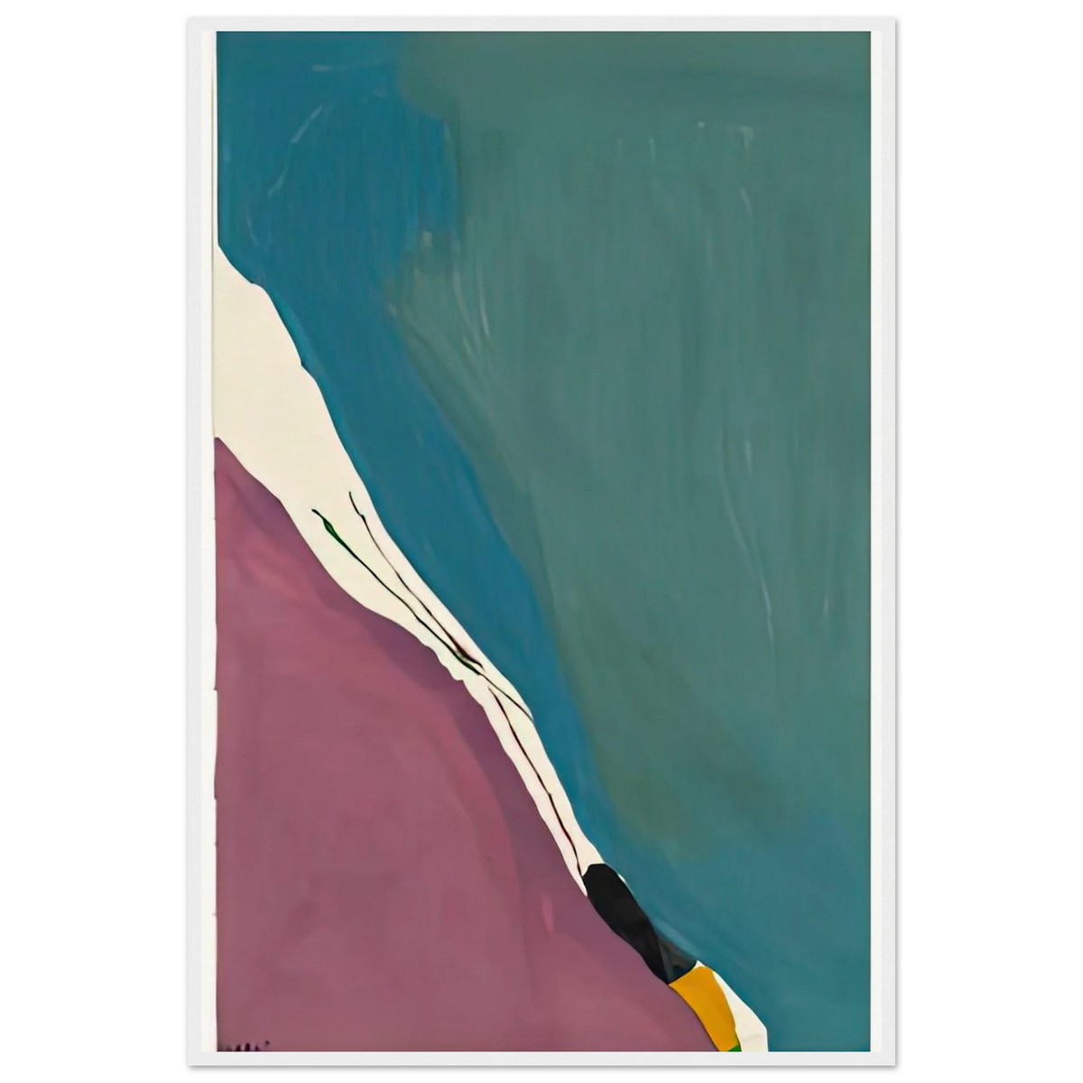 Red Travels, 1971- Framed Poster | Helen Frankenthaler Framed Prints Wall Art | Frankenthaler Helen