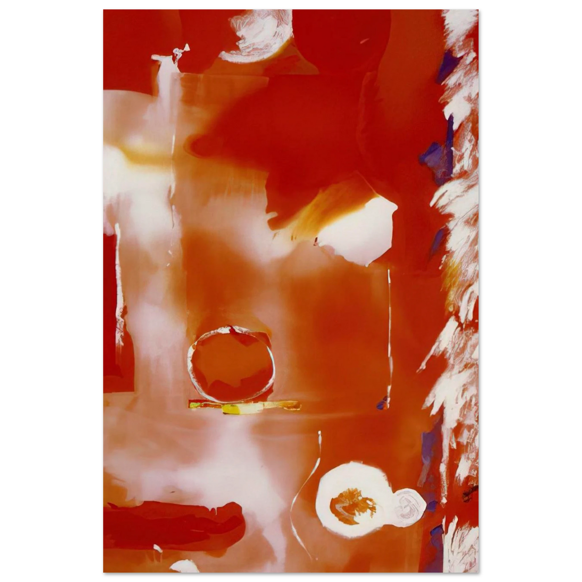 Seeing the Moon on a Hot Summer Day - 1987 Poster | Helen Frankenthaler Poster | Frankenthaler Helen