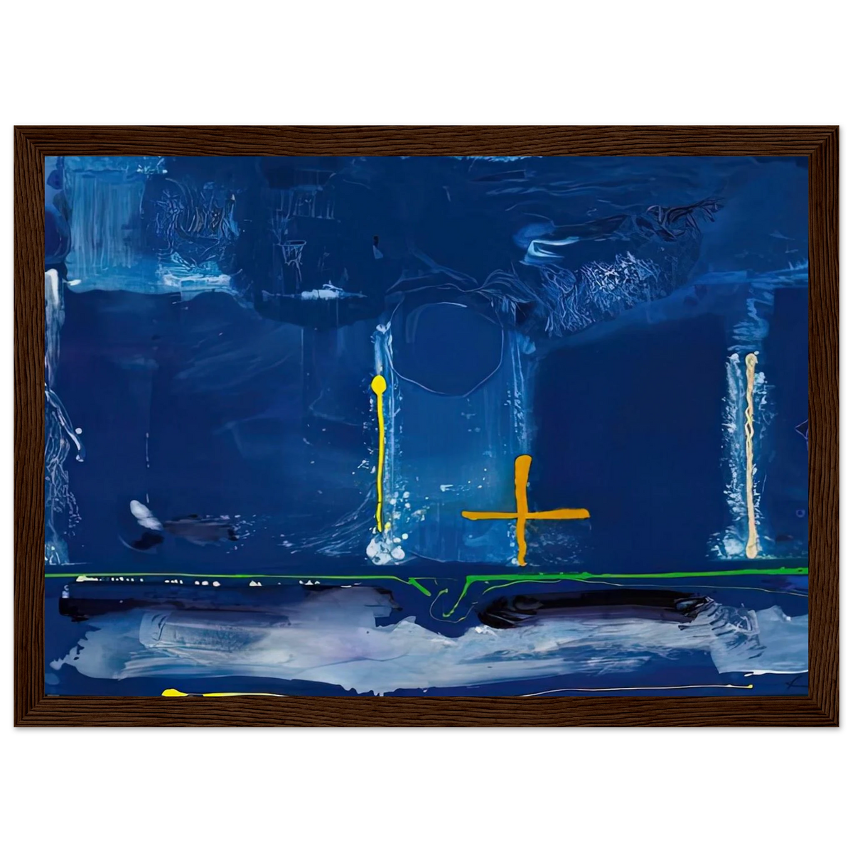 Sister Sky, 1991- Framed Poster | Helen Frankenthaler Framed Prints Wall Art | Frankenthaler Helen