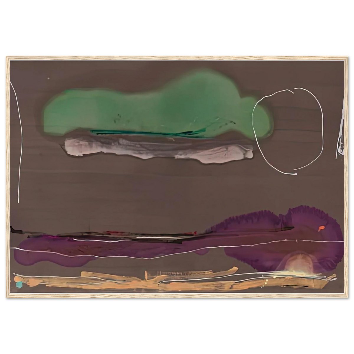 Madrid, 1984- Framed Poster | Helen Frankenthaler Framed Prints Wall Art | Frankenthaler Helen