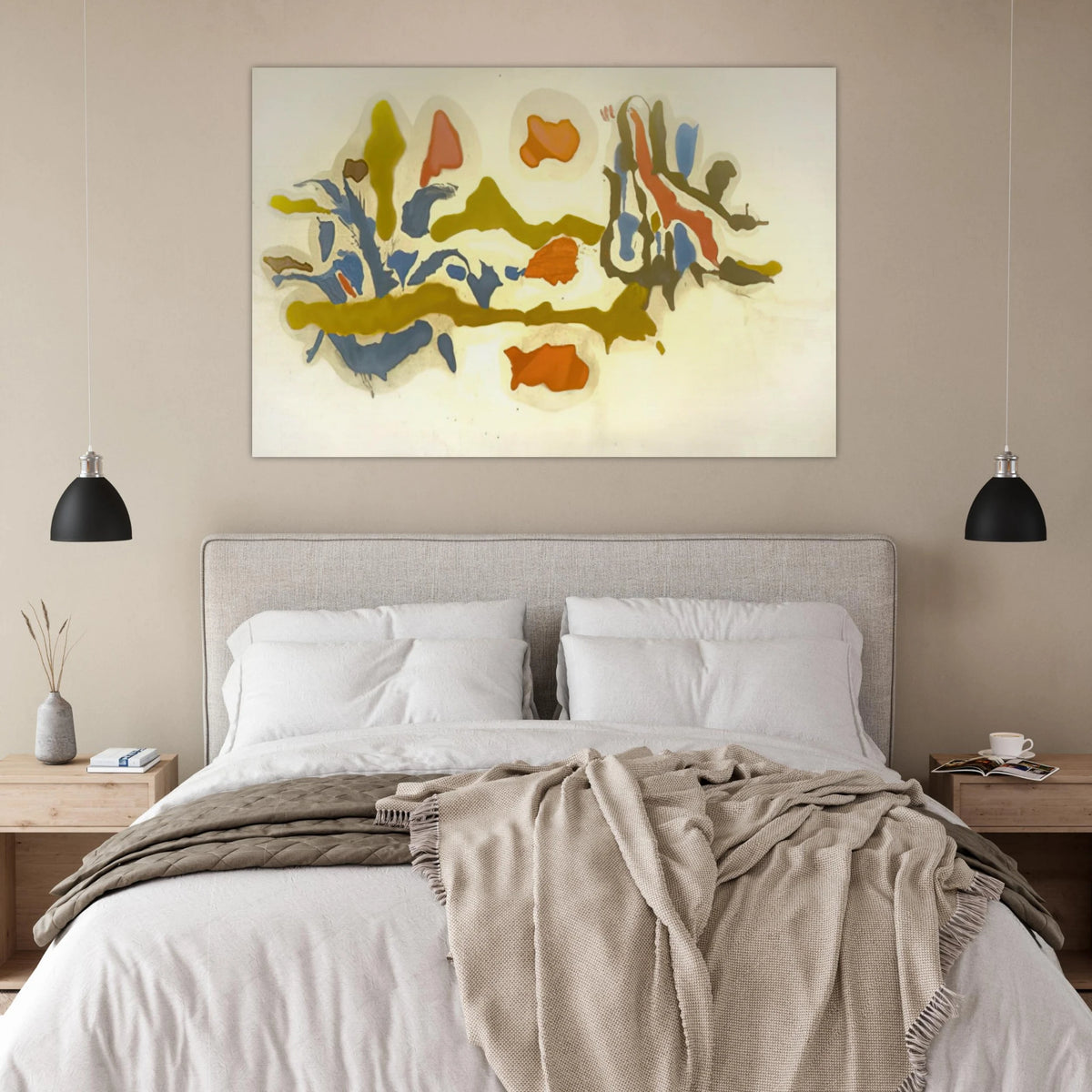 Seascape with Dunes - 1962 Poster | Helen Frankenthaler Poster | Frankenthaler Helen