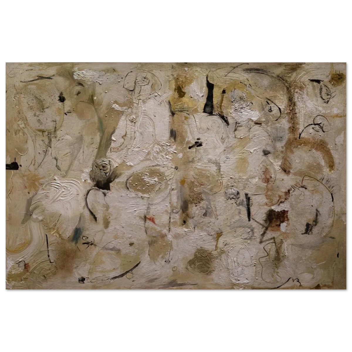 Painted on 21st Street - 1951 Poster | Helen Frankenthaler Poster | Frankenthaler Helen