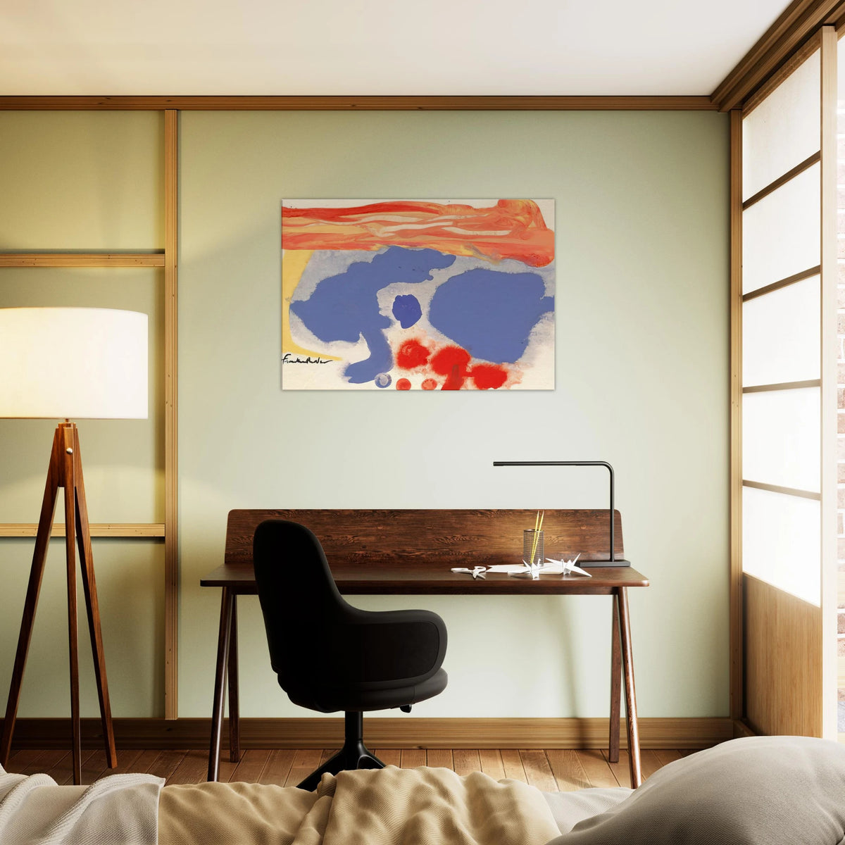 Summerscene, Provincetown - 1961 Canvas | Helen Frankenthaler Canvas | Frankenthaler Helen