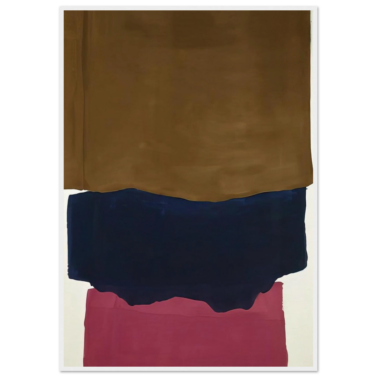 Indian Summer - 1967 Framed Poster | Helen Frankenthaler Framed Prints Wall Art | Frankenthaler Helen