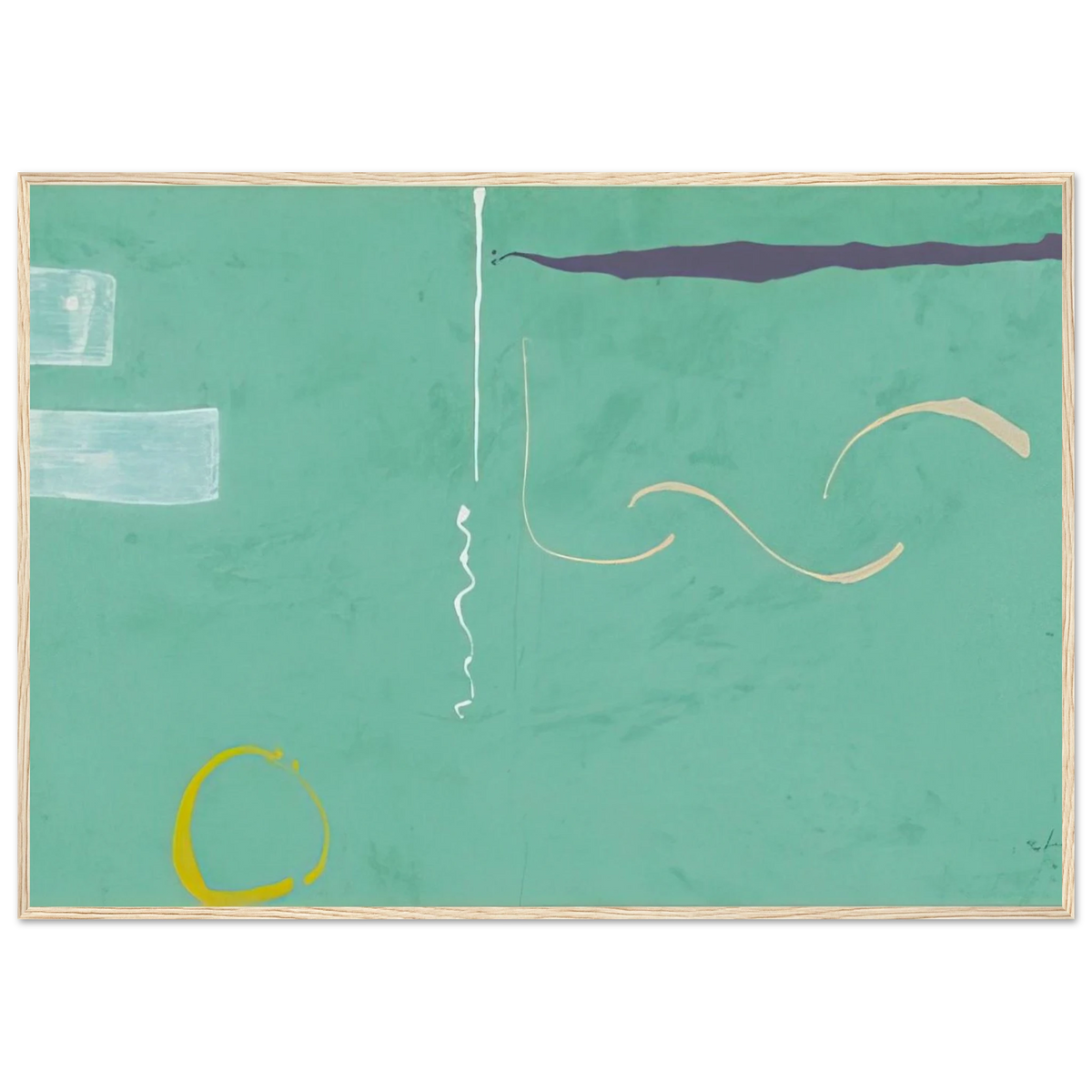 Tahiti - 1989 Framed Poster | Helen Frankenthaler Framed Prints Wall Art | Frankenthaler Helen