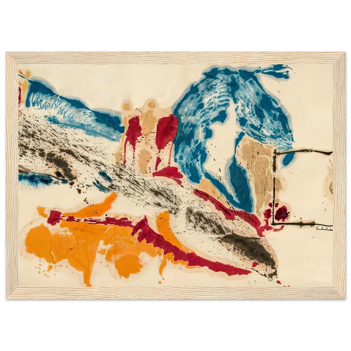 Alassio, 1960- Framed Poster | Helen Frankenthaler Framed Prints Wall Art | Frankenthaler Helen