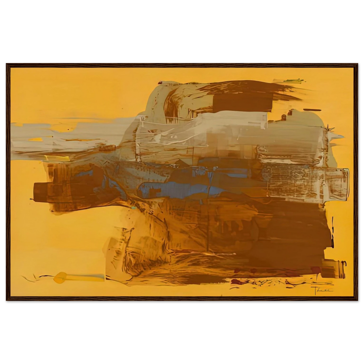 Mineral Kingdom, 1976- Framed Poster | Helen Frankenthaler Framed Prints Wall Art | Frankenthaler Helen