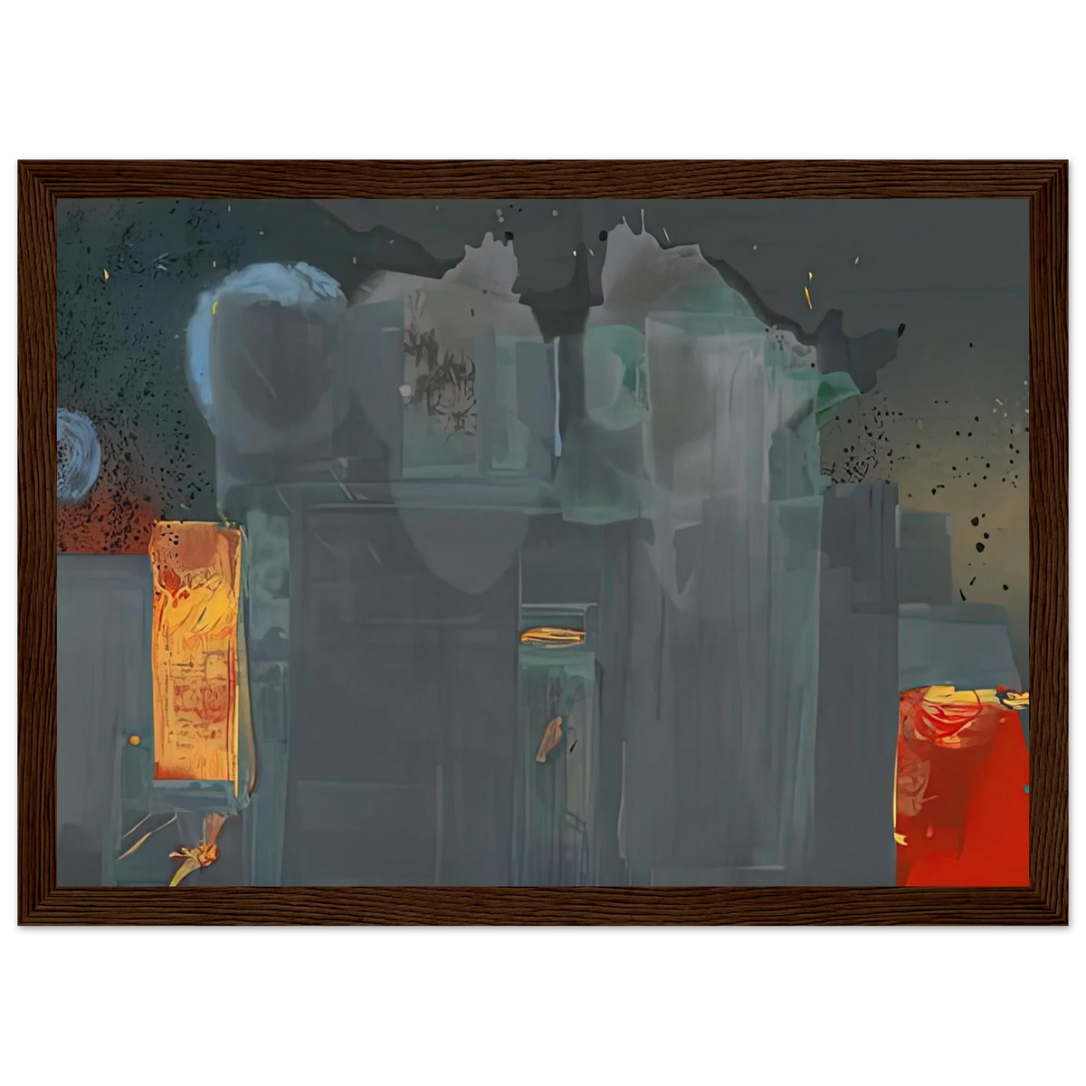 Janus, 1990- Framed Poster | Helen Frankenthaler Framed Prints Wall Art | Frankenthaler Helen