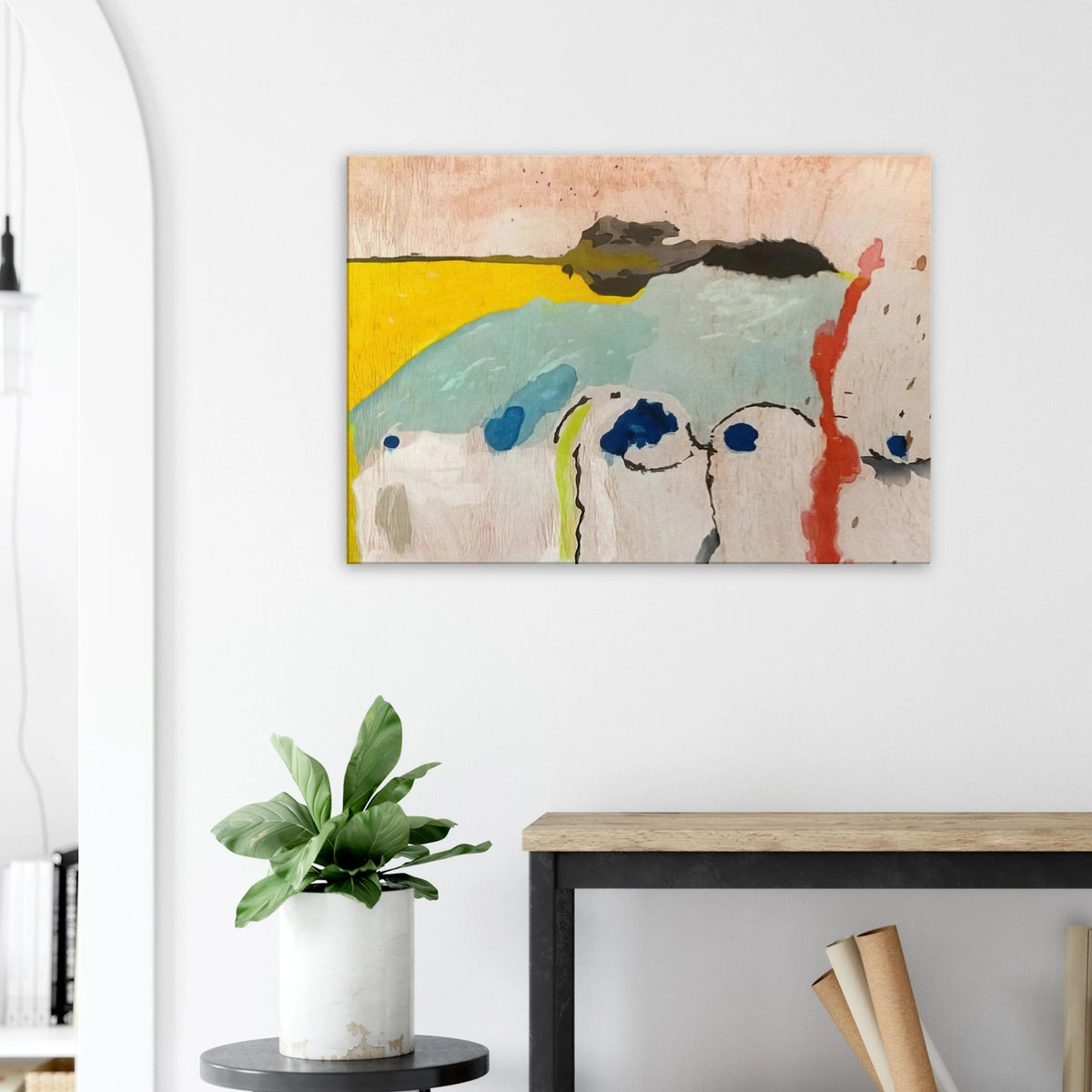 Tales of Genji I - 1998 Canvas | Helen Frankenthaler Canvas | Frankenthaler Helen