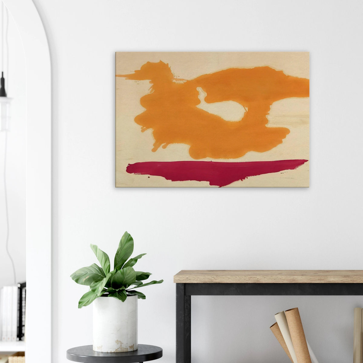 Only Orange - 1963 Canvas | Helen Frankenthaler Canvas | Frankenthaler Helen