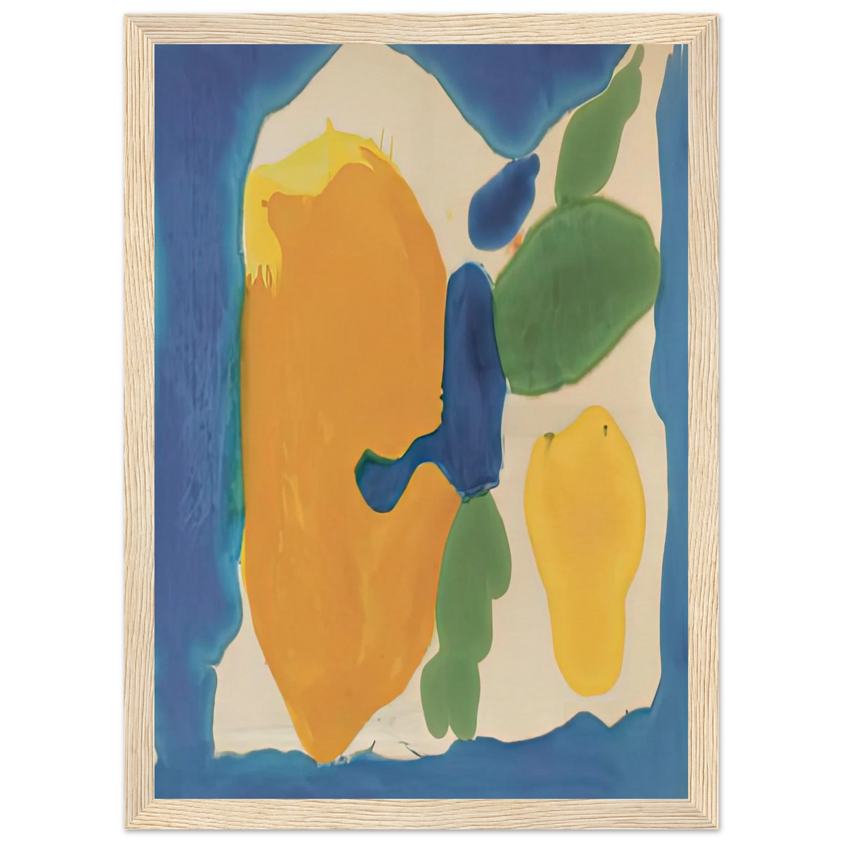 Provincetown Window, 1963-64- Framed Poster | Helen Frankenthaler Framed Prints Wall Art | Frankenthaler Helen