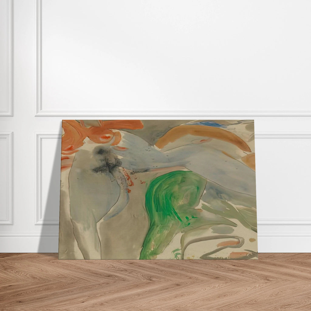 Scene with Nude, 1952- Canvas | Helen Frankenthaler Canvas | Frankenthaler Helen
