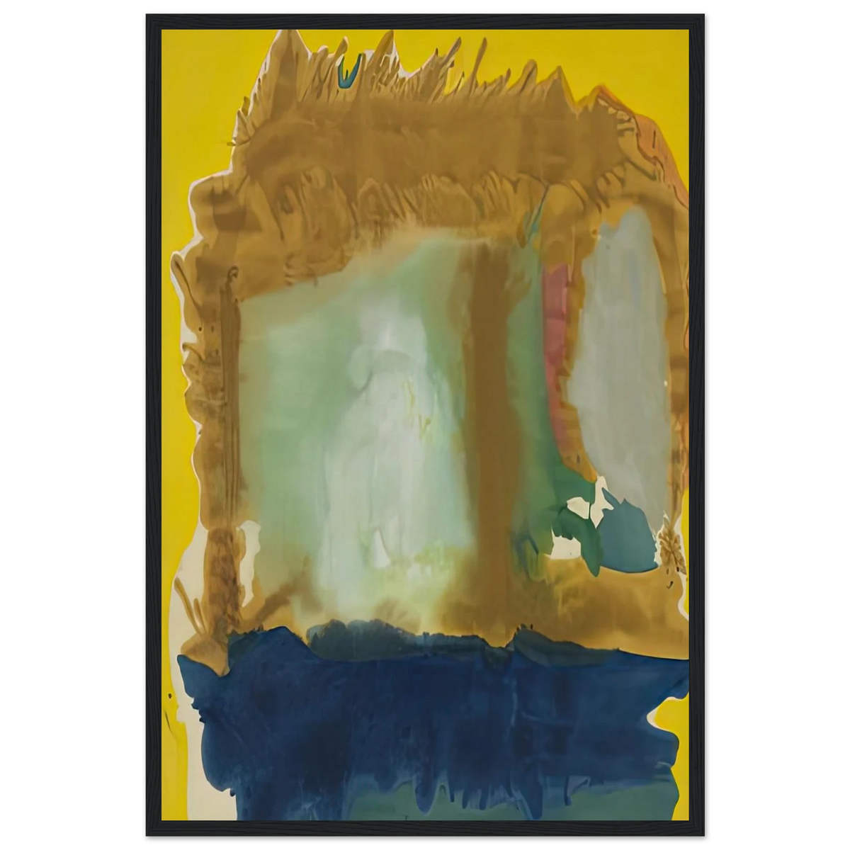 Milkwood Arcade, 1963- Framed Poster | Helen Frankenthaler Framed Prints Wall Art | Frankenthaler Helen