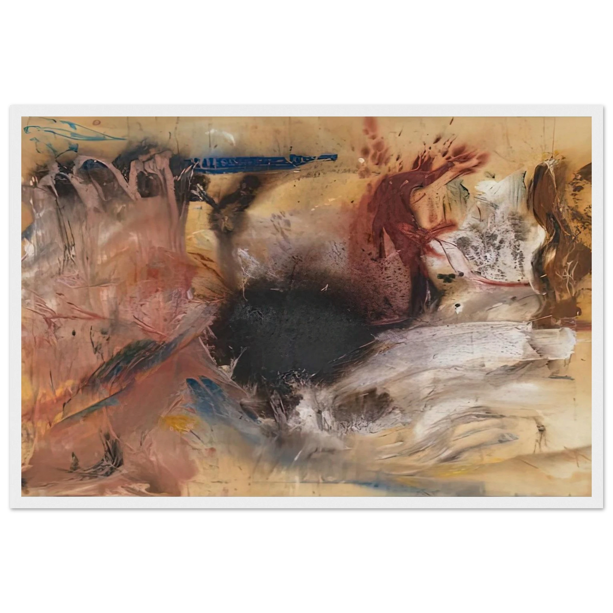 Sun Spot, 1954- Framed Poster | Helen Frankenthaler Framed Prints Wall Art | Frankenthaler Helen
