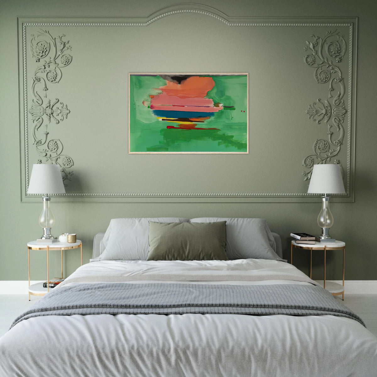 Untitled, 1973- Framed Poster | Helen Frankenthaler Framed Prints Wall Art | Frankenthaler Helen