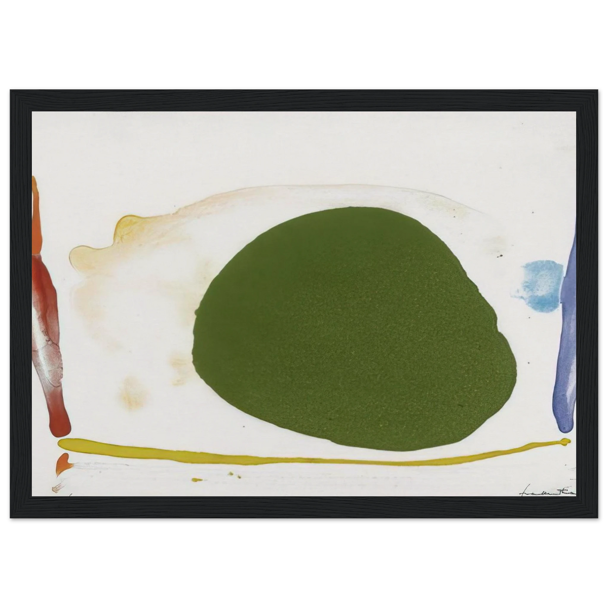 Thanksgiving Day - 1973 Framed Poster | Helen Frankenthaler Framed Prints Wall Art | Frankenthaler Helen