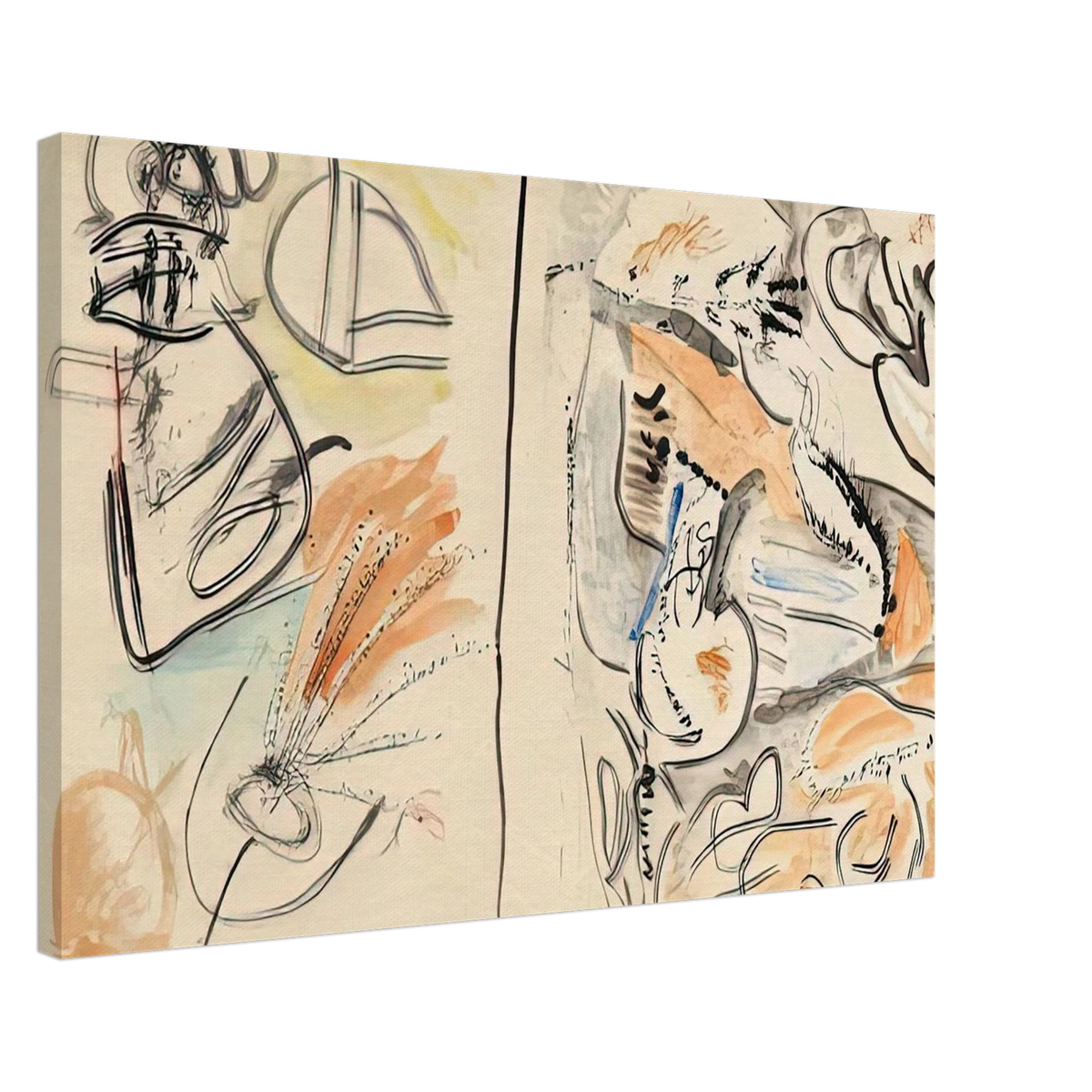 Window Shade No. 2, 1952- Canvas | Helen Frankenthaler Canvas | Frankenthaler Helen