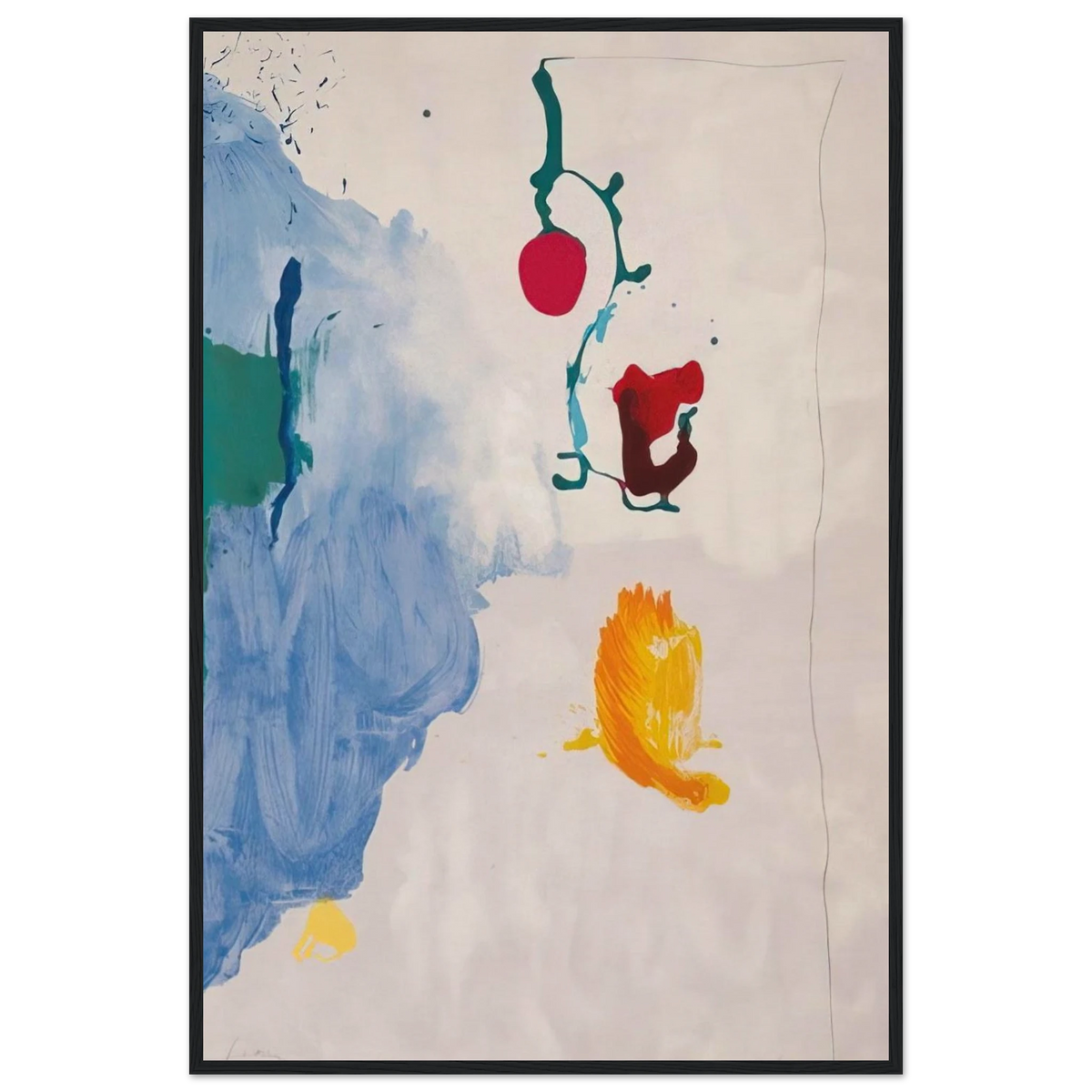 Eve - 1995 Framed Poster | Helen Frankenthaler Framed Prints Wall Art | Frankenthaler Helen