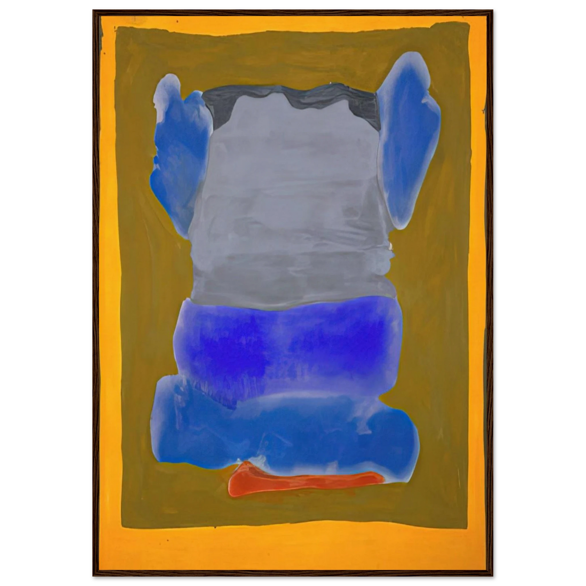 Buddha s Court - 1964 Framed Poster | Helen Frankenthaler Framed Prints Wall Art | Frankenthaler Helen