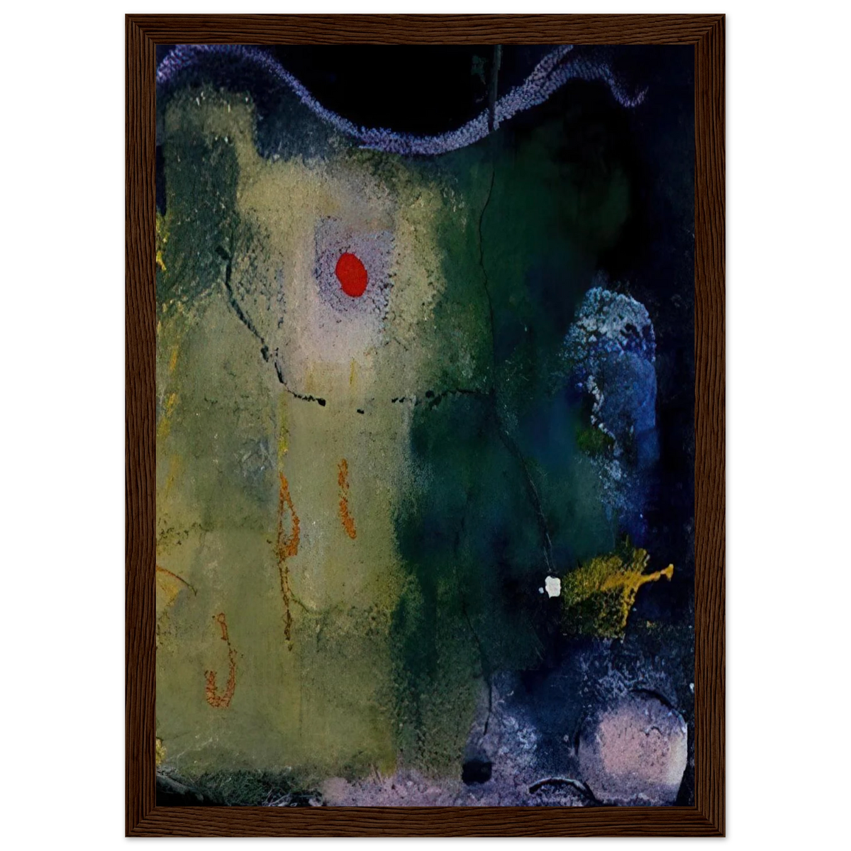 The Other Side of the Moon - 1995 Framed Poster | Helen Frankenthaler Framed Prints Wall Art | Frankenthaler Helen