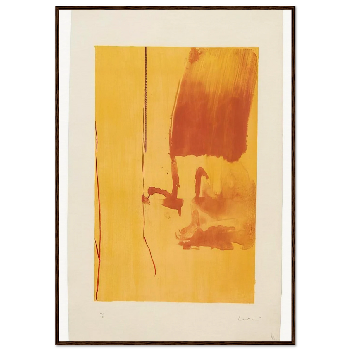 Harvest - 1976 Framed Poster | Helen Frankenthaler Framed Prints Wall Art | Frankenthaler Helen