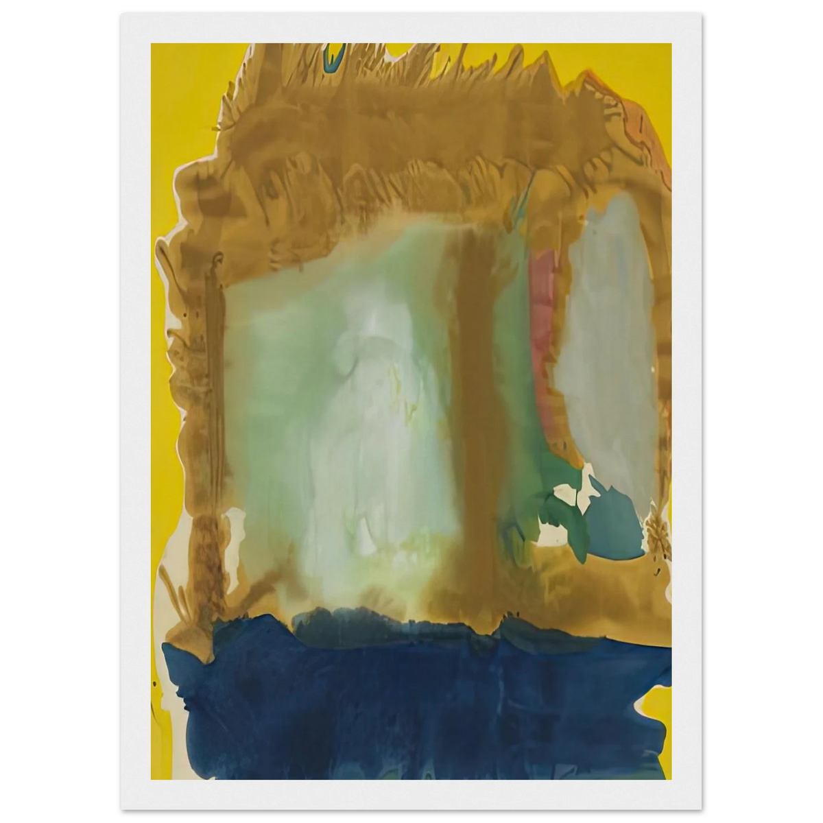 Milkwood Arcade, 1963- Framed Poster | Helen Frankenthaler Framed Prints Wall Art | Frankenthaler Helen