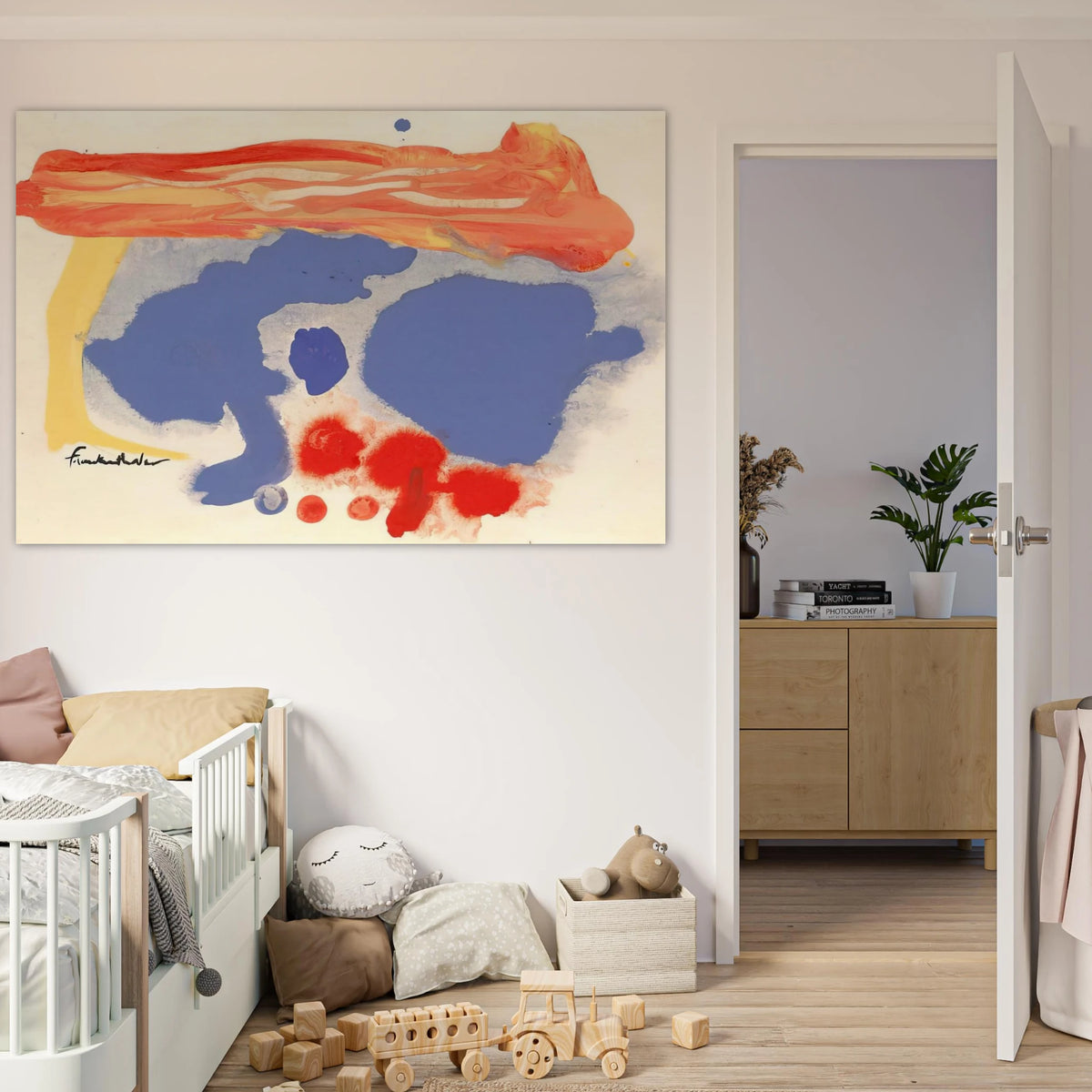 Summerscene, Provincetown - 1961 Poster | Helen Frankenthaler Poster | Frankenthaler Helen