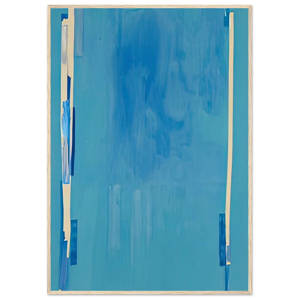 Blue Bellows, 1976- Framed Poster | Helen Frankenthaler Framed Prints Wall Art | Frankenthaler Helen