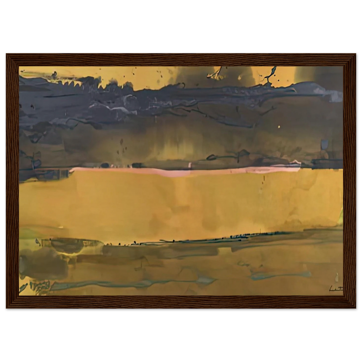 Shippan October, 1981- Framed Poster | Helen Frankenthaler Framed Prints Wall Art | Frankenthaler Helen