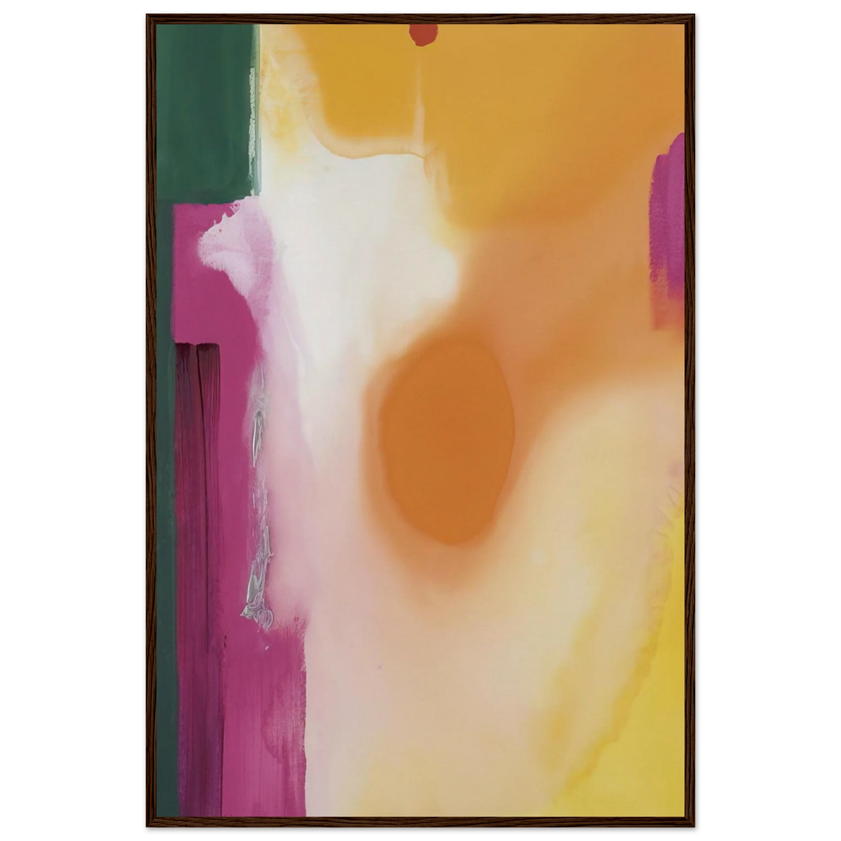 Bullseye - 1989 Framed Poster | Helen Frankenthaler Framed Prints Wall Art | Frankenthaler Helen