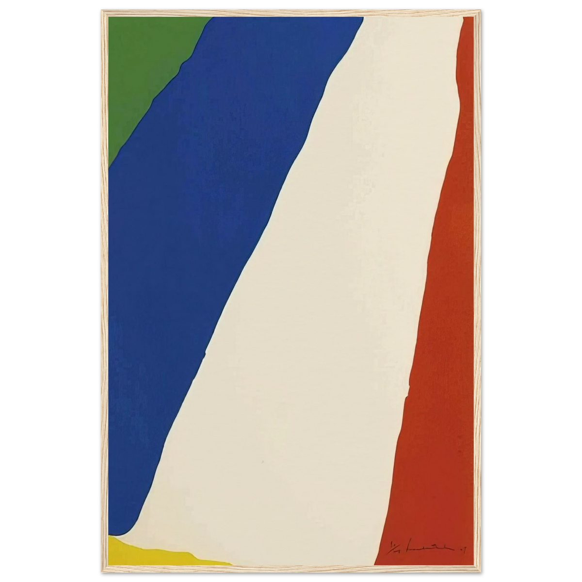 Untitled - 1967 Framed Poster | Helen Frankenthaler Framed Prints Wall Art | Frankenthaler Helen