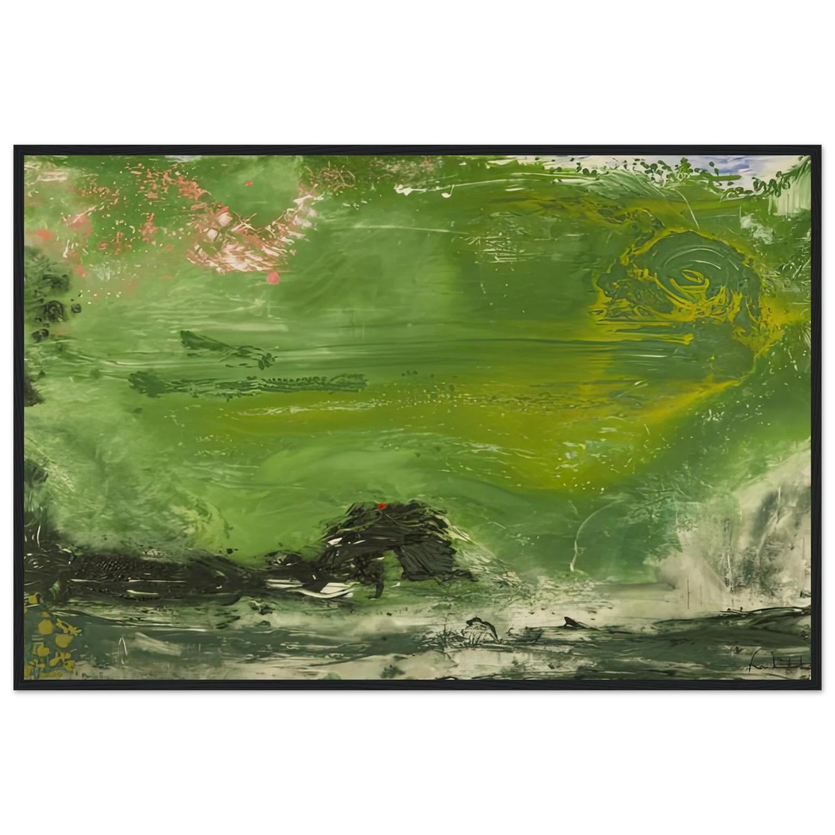 Overture, 1992- Framed Poster | Helen Frankenthaler Framed Prints Wall Art | Frankenthaler Helen
