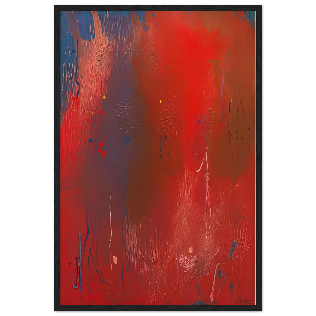 Warrior, 1991- Framed Poster | Helen Frankenthaler Framed Prints Wall Art | Frankenthaler Helen