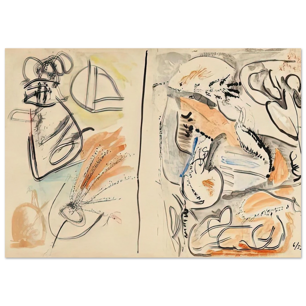 Window Shade No. 2, 1952- Poster | Helen Frankenthaler Poster | Frankenthaler Helen