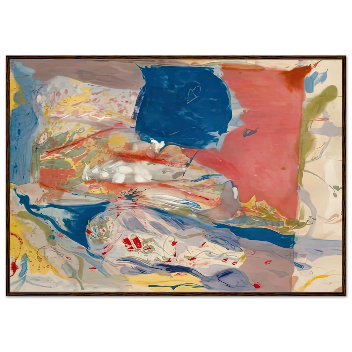 Lorelei, 1957- Framed Poster | Helen Frankenthaler Framed Prints Wall Art | Frankenthaler Helen