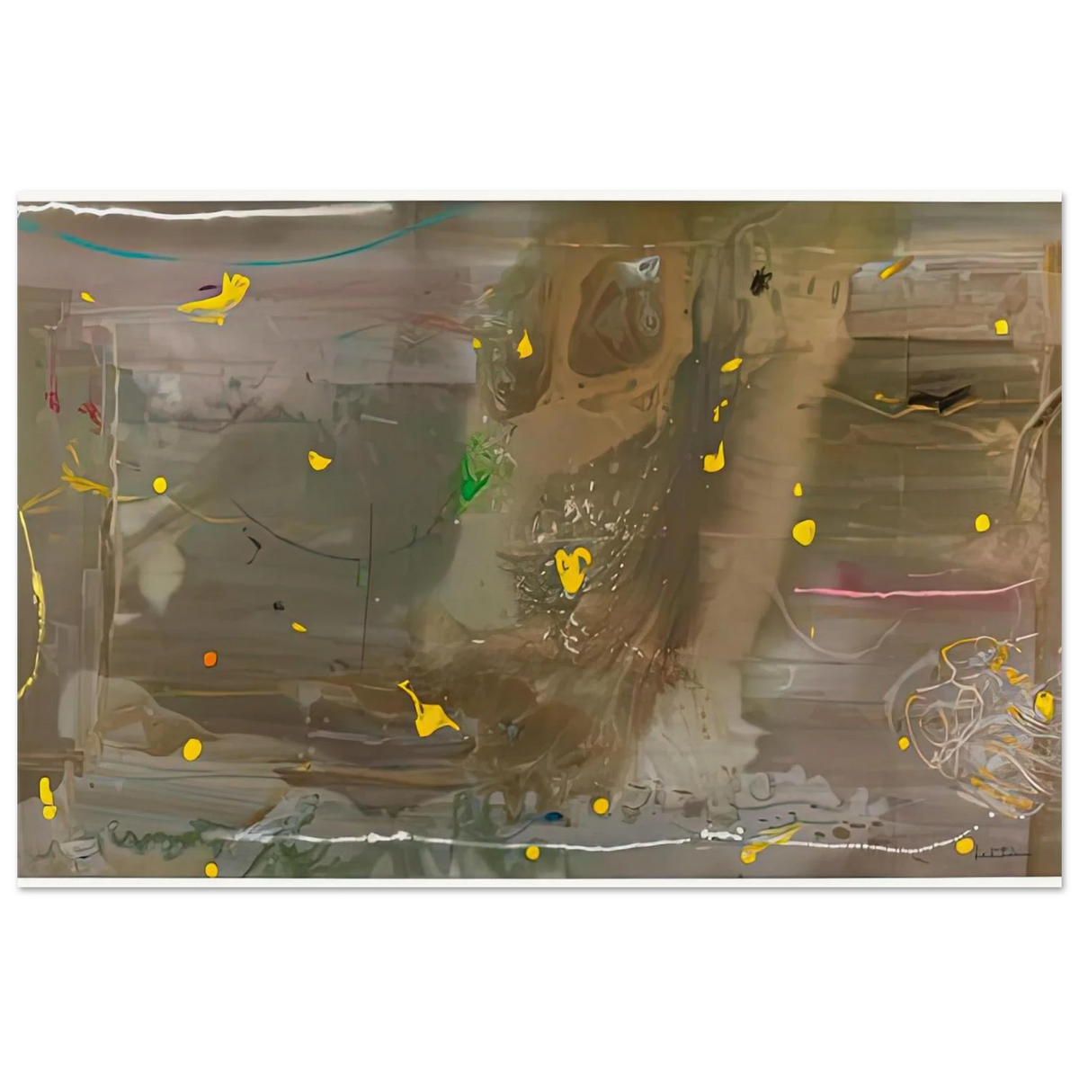 Halley’s Comet, 1985- Poster | Helen Frankenthaler Poster | Frankenthaler Helen